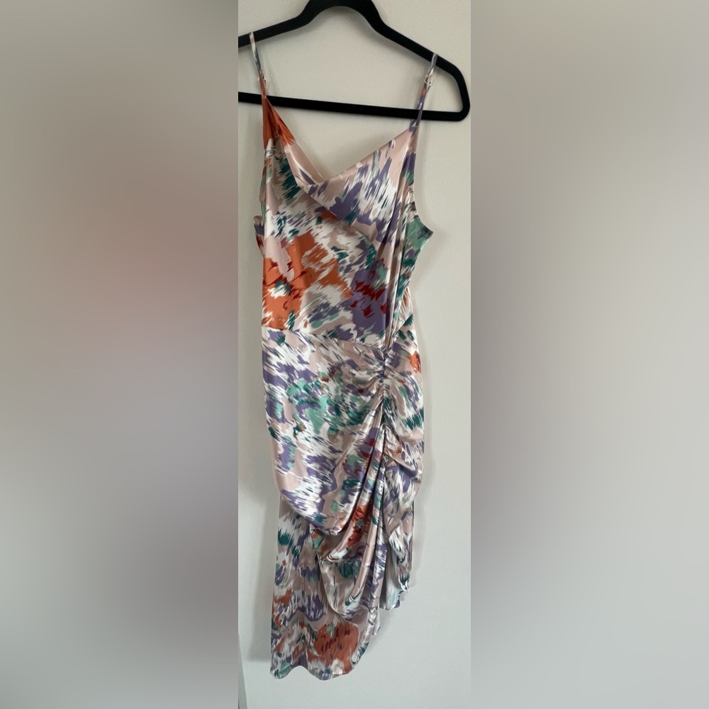 Cider Asymmetrical Multi-color Dress